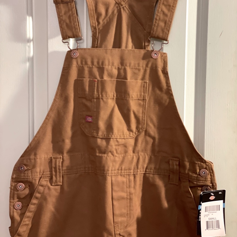 NWT Dickies women bib overalls